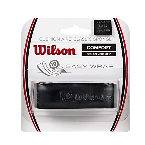 Wilson Grip WRZ4205BKCA Impugnatura Classic Sponge Grip, Grip Base, Unisex, Nero, 1 Unità