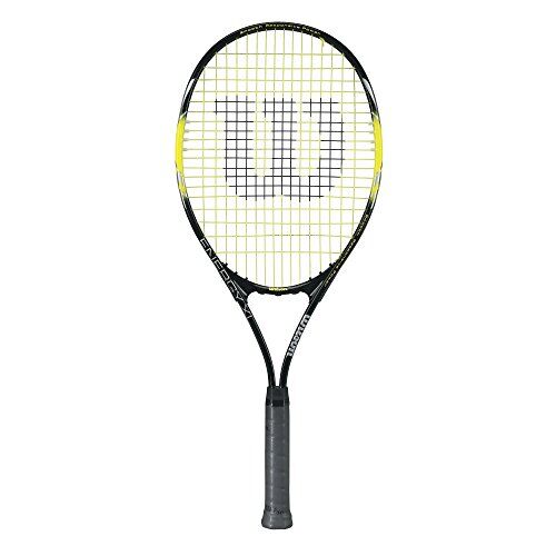 Wilson energia XL Racchetta da Tennis Unisex, Nero/Giallo, 4 3/8-inch Grip