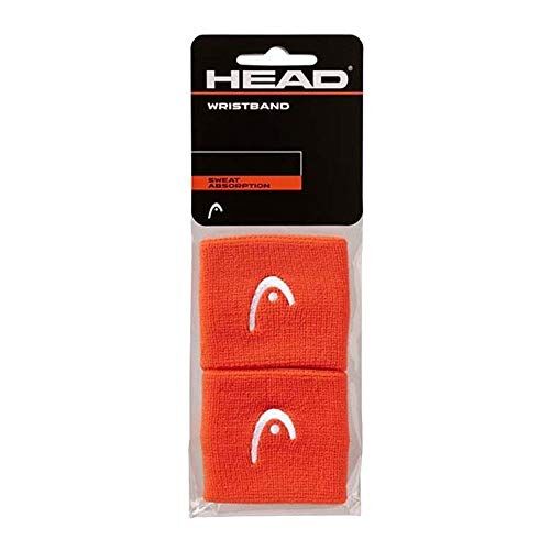 Head Polsino da 2.5”, Accessori Tennis Unisex Adulto, Arancia, taglia unica