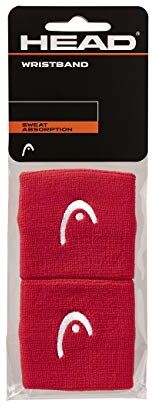 Head Polsino da 2.5”, Accessori Tennis Unisex Adulto, Rosso, taglia unica