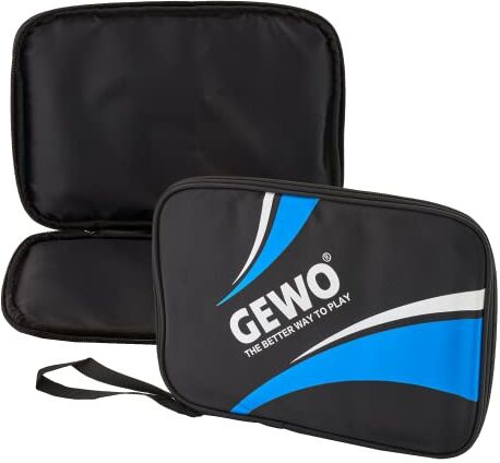 GEWO Unisex Adulti Master Tavolo da Ping Pong Singolo, Nero/Blu Royal, 32 x 23 x 2 cm