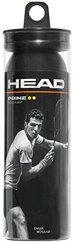 Head Prime Squash Balls, 3 palline, nero