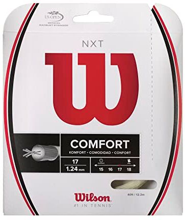 Wilson Corda da Tennis NXT, 12.2 m, Unisex, Natural, 1.24 mm