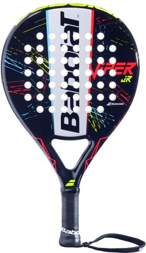 Babolat Racchetta da Padel Viper Junior per bambini sotto i 12 anni per giocatore versatile equilibrio neutro peso leggero per resistenza e comfort marchio francese