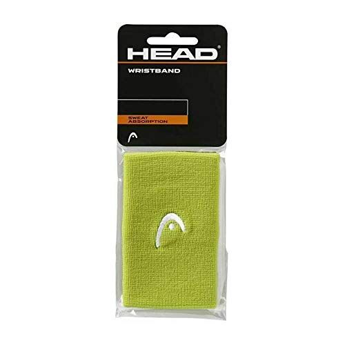 Head Polsino da 5”, Accessori Tennis Unisex Adulto, Lime, taglia unica