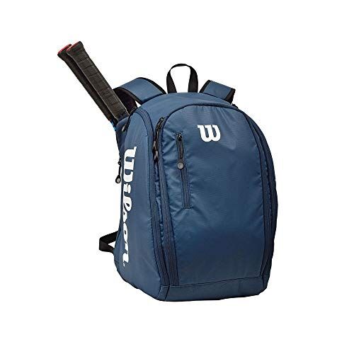 Wilson Tour,  Zaino da Tennis, per 2 Racchette, Blu/Bianco