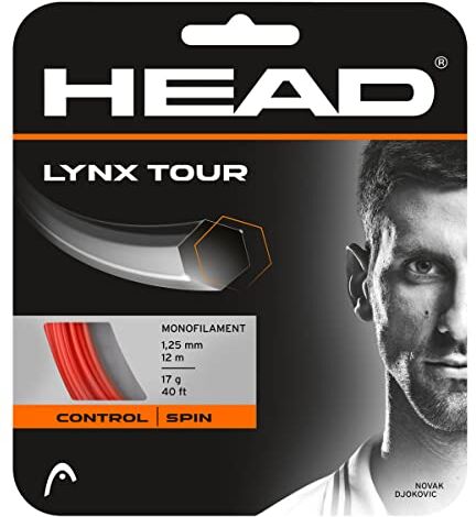 Head Lynx Tour Corda da tennis unisex per adulti, arancione, 16