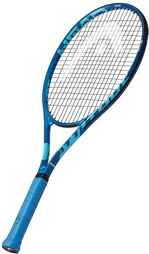 Head Metallix Attitude Elite Blue Racchetta da tennis pre-infilata per adulti, leggera, misura media per una miscela di potenza e controllo