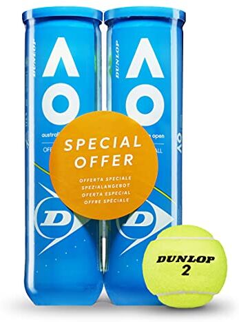 Dunlop Sport 45566168498, Palline Unisex Adulto, Giallo, Giallo