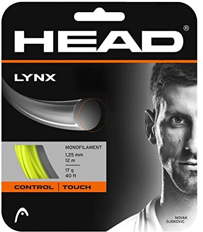 Head Set Lynx, Racchetta da Tennis Unisex Adulto, Giallo, 17