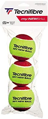 Tecnifibre My New Ball Palline da tennis, 3 pezzi, colore: Rosso