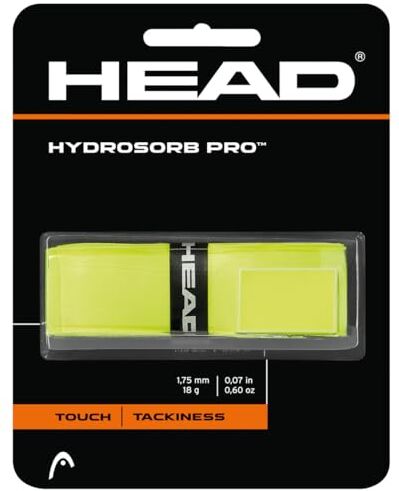 Head Hydrosorb PRO, Grip Per Racchetta Da Tennis Hydrosorb Pro Di Ricambio, Unisex Adulto, Bianco, Taglia unica