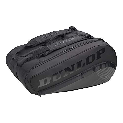 Dunlop 2021 CX-Performance 12 Borsa termica da tennis per racchette, unisex, colore: nero/nero, confezione da 12