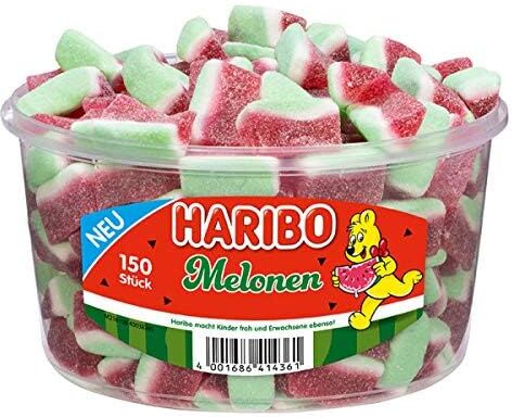 HARIBO Anguria confezione da 3 barattoli (3 x 1050 g)