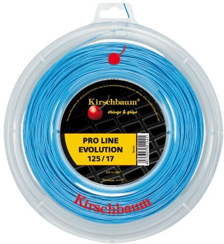 Kirschbaum PRO Evolution Line-Corda per Racchetta da Tennis, 200 m, 1,25 mm