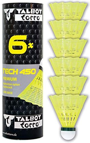 Schildkröt TECH 450, Palline da badminton, colore: Giallo