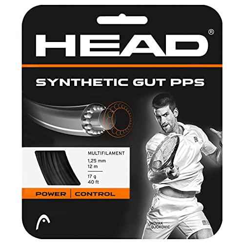 Head Synthetic Gut Pps Set, Racchetta da Tennis Unisex Adulto, Nero, 17