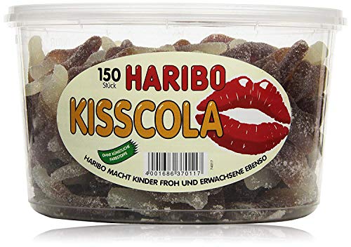 HARIBO Kisscola, lattina da 1,35 kg