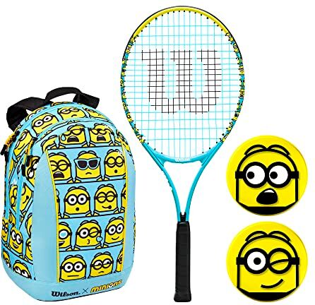 Wilson Racchetta da Tennis Minions 2.0 Jr, Per Bambini, Alluminio