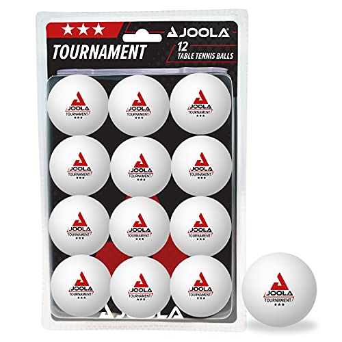 JOOLA Unisex – 40+ Palline da ping pong, colore bianco, per partite tra adulti, taglia unica