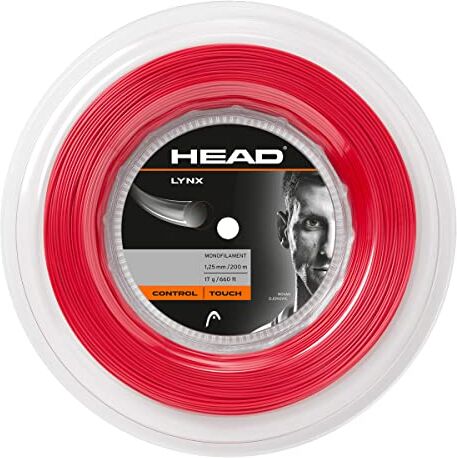 Head Lynx Rolle, Corda da Tennis Unisex-Adulto, Colore: Rosso, 16