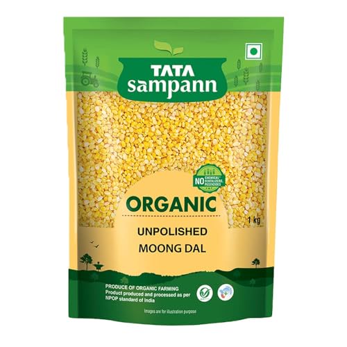 ECH Green Velly Sampann Organic Moong Dal, 1kg