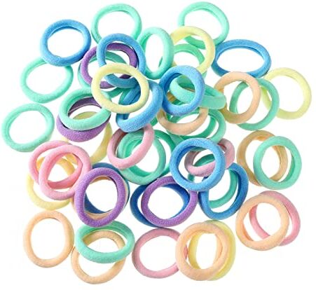 Miyabitors Corda per capelli da donna, 200 pezzi, fascia elastica per capelli, fascia per capelli