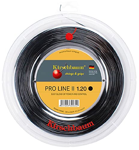 Kirschbaum PRO Line II Black 200 m 1,20 mm Corde da Tennis