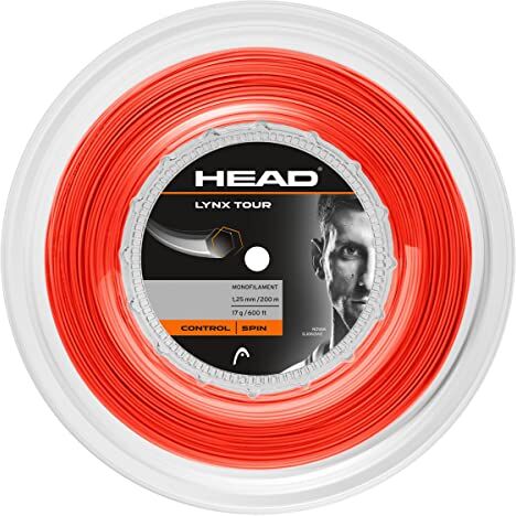 Head Lynx Tour Roll-Corda da Tennis, Arancione, 1,25 mm/17 g, Unisex