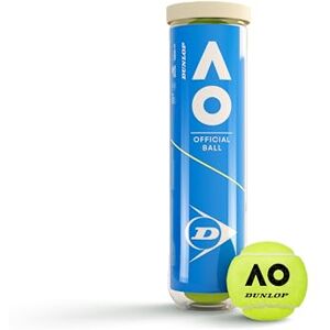Dunlop Unisex D Tb Australian Open 4Pet Palline da tennis Yellow One Size Dunlop Unisex D Tb Australian Open 4Pet Palline da tennis Yellow One Size