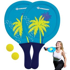 Schildkröt Set da Spiaggia in Neoprene, 2 Racchette e 2 Palline in Borsa a Rete, Ottimo Rimbalzo per Tutta la Famiglia, Schildkröt Set da Spiaggia in Neoprene, 2 Racchette e 2 Palline in Borsa a Rete, Ottimo Rimbalzo per Tutta la Famiglia,