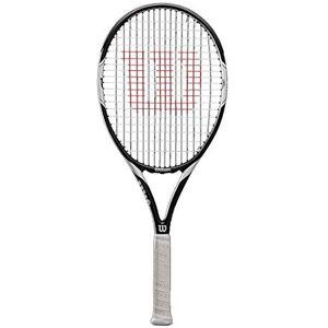 Wilson Federer Team 105, Racchetta da Tennis per Giocatori Principianti e Amatoriali Unisex Adulto, Bianco/Nero, L3 Wilson Federer Team 105, Racchetta da Tennis per Giocatori Principianti e Amatoriali Unisex Adulto, Bianco/Nero, L3