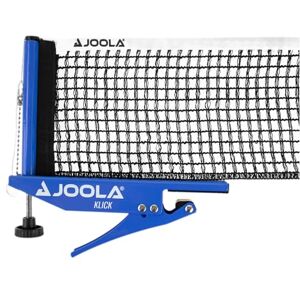 JOOLA Rete da ping pong KLICK set da ping pong indoor per il tempo libero tecnologia di fissaggio regolabile in altezza con vite di bloccaggio, blu, 183 x 15,25 cm. JOOLA Rete da ping pong KLICK set da ping pong indoor per il tempo libero tecnologia di fissaggio regolabile in altezza con vite di bloccaggio, blu, 183 x 15,25 cm.
