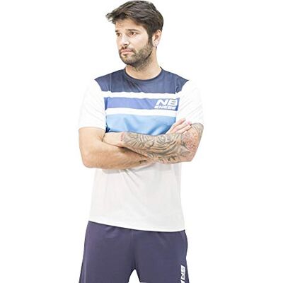 Enebe Camiseta Sensor PRO Blanco Azul Enebe Camiseta Sensor PRO Blanco Azul
