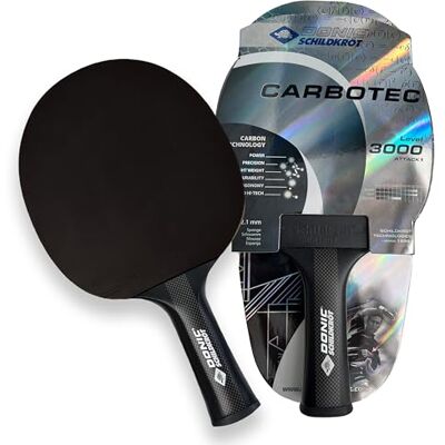 Schildkröt Tischtennisschläger CarboTec 3000, konkav Schildkröt Tischtennisschläger CarboTec 3000, konkav