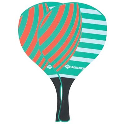 Schildkröt Beach Paddle Ball Set Ocean, 2 Racchette in LegnoLlaccato, 2 Palline, in Borsa a Rete Richiudibile, il Classico tra i Giochi da Spiaggia, Schildkröt Beach Paddle Ball Set Ocean, 2 Racchette in LegnoLlaccato, 2 Palline, in Borsa a Rete Richiudibile, il Classico tra i Giochi da Spiaggia,