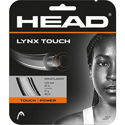 Head Lynx Touch (17-1,25 mm) Set di corde trasparenti nere Head Lynx Touch (17-1,25 mm) Set di corde trasparenti nere