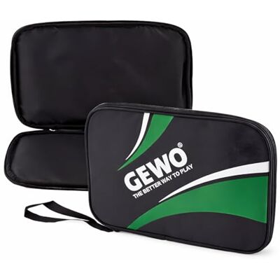 GEWO Unisex – Adulti Master Tavolo da Ping Pong Singolo, Nero/Verde, 32 x 23 x 2 cm GEWO Unisex – Adulti Master Tavolo da Ping Pong Singolo, Nero/Verde, 32 x 23 x 2 cm