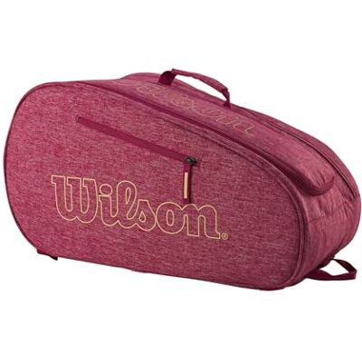 Wilson Padel-Tasche Team, Für bis zu 4 Schläger, Rot/Creme Wilson Padel-Tasche Team, Für bis zu 4 Schläger, Rot/Creme