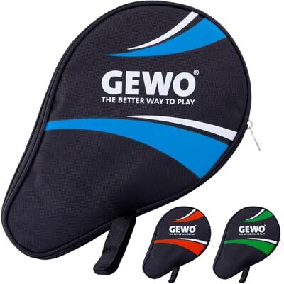 GEWO Borsone da Ping Pong Unisex per Adulti Master con Scomparto per Palline, Nero/Blu Royal, 30 x 20 x 2 cm GEWO Borsone da Ping Pong Unisex per Adulti Master con Scomparto per Palline, Nero/Blu Royal, 30 x 20 x 2 cm