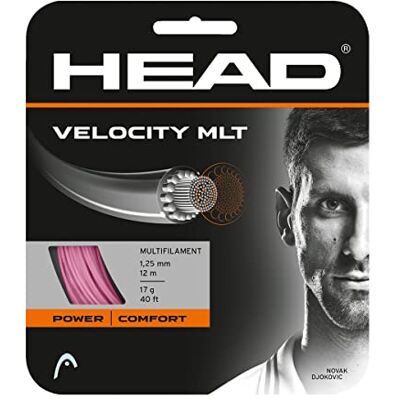 Head Unisex Adulto Velocity Mlt Set Corda Tennis, Unisex adulto, , pink, 15 L Head Unisex Adulto Velocity Mlt Set Corda Tennis, Unisex adulto, , pink, 15 L