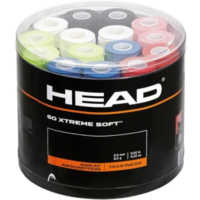 Head Confezione Da 60 Overgrip Xtreme Soft Bianchi Head Confezione Da 60 Overgrip Xtreme Soft Bianchi