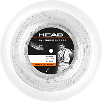 Head Synthetic Gut Pps Matassa, Racchetta da Tennis Unisex Adulto, Bianco, 18 Head Synthetic Gut Pps Matassa, Racchetta da Tennis Unisex Adulto, Bianco, 18