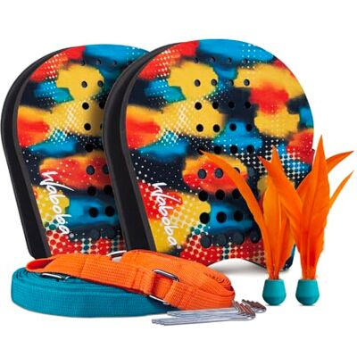 Waboba Battle Bird Ripensa il tuo gioco a paddle Il set include: 2 pagaie portatili, 2 piccoli uccelli e un semplice posto con inserti Dimensioni 200 x 120 x 228 mm Waboba Battle Bird Ripensa il tuo gioco a paddle Il set include: 2 pagaie portatili, 2 piccoli uccelli e un semplice posto con inserti Dimensioni 200 x 120 x 228 mm