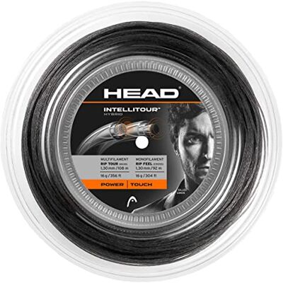 Head Intellitour Matassa, Racchetta da Tennis Unisex Adulto, Grigio, 16 Head Intellitour Matassa, Racchetta da Tennis Unisex Adulto, Grigio, 16