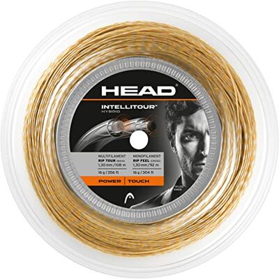 Head Intellitour Matassa, Racchetta da Tennis Unisex-Adulto, Naturale, 1.25 mm Head Intellitour Matassa, Racchetta da Tennis Unisex-Adulto, Naturale, 1.25 mm