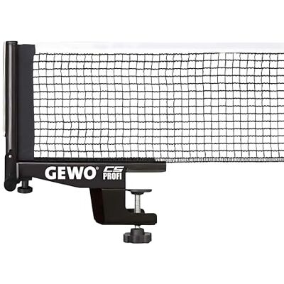 GEWO Rete da Ping Pong CS Profi – Rete Professionale da Ping Pong – Set in Metallo Massiccio con Vite in Altezza e Struttura a Rete Resistente, Nero, Lunghezza 183 cm GEWO Rete da Ping Pong CS Profi – Rete Professionale da Ping Pong – Set in Metallo Massiccio con Vite in Altezza e Struttura a Rete Resistente, Nero, Lunghezza 183 cm