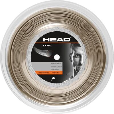 Head Unisex Adulto Lynx Rotolo Corda Tennis, Unisex adulto, , champagner, 16 Head Unisex Adulto Lynx Rotolo Corda Tennis, Unisex adulto, , champagner, 16