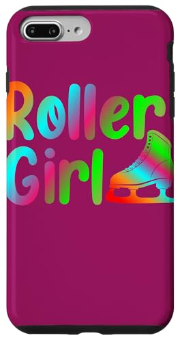 Roller Skating Girls Custodia per iPhone 7 Plus/8 Plus Pattini a rotelle Ragazza Pattinaggio Ragazze