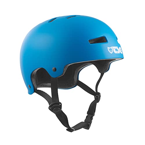 TSG Helm Evolution Solid Color, Casco Unisex-Adulto, Satin Dark Ciano, L XL